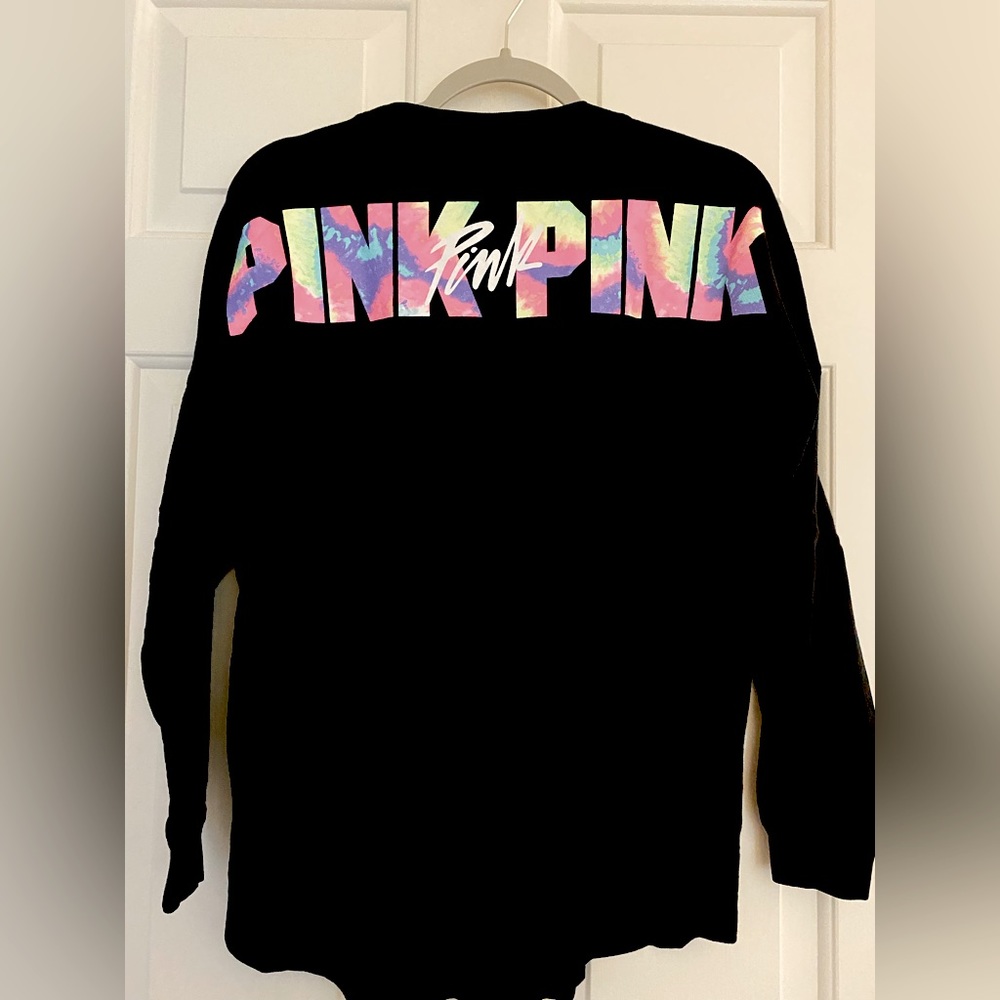 PINK oversized crewneck sweatshirt